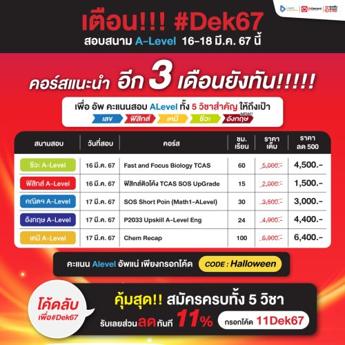 Dek67_LIVE_Promotion_ALevel